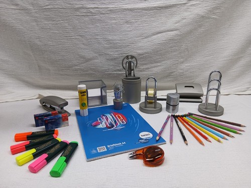 Schreibtisch set 27teilig - 1x, schreibtisch-set